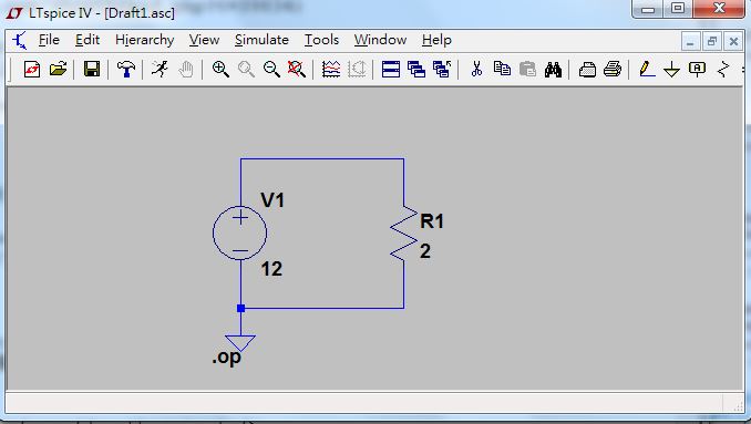 圖、電阻電路 V=IR, 12V =2 A * 6 Ω