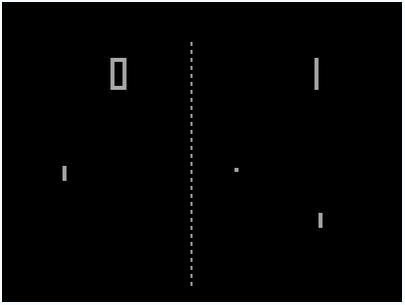 圖、Pong 遊戲的畫面