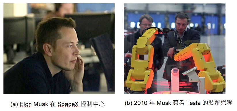 圖、Elon Musk 在 SpaceX 控制中心的照片